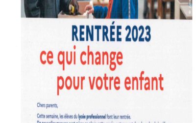 Bac professionnel rentrée 2023 ce qui change pour votre enfant