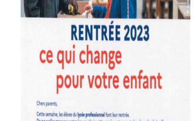 Bac professionnel rentrée 2023 ce qui change pour votre enfant